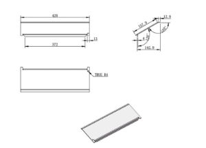 Baffle Lincoln 5kW (Eco) Upper Steel Only