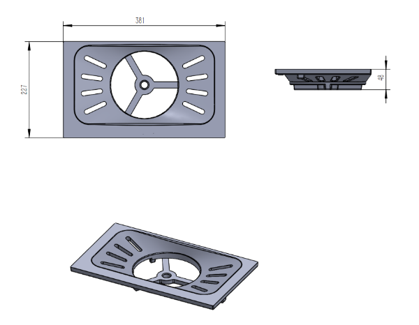 GR0141 - Thames 8 - Grate (Full Set)