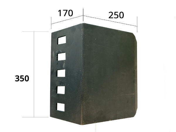 Baffle Skellig Dry L (Steel stove with plain sides)