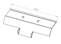 Faro 600 ( Inside Small ) Stainless Steel - Baffle