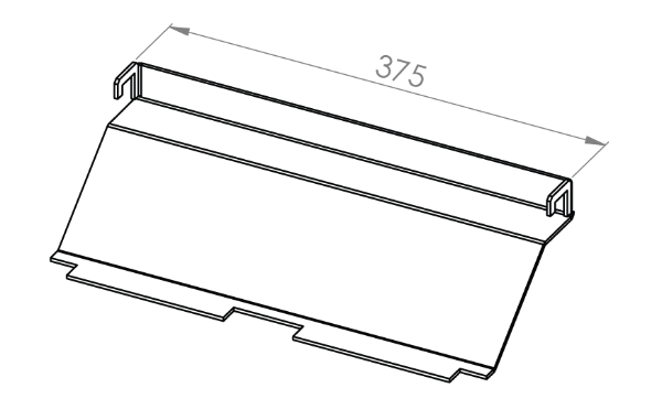 Faro 500 (Outside Big ) Stainless Steel - Baffle