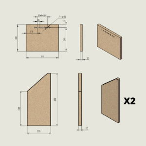 Brick Geneva Cylinder 5Kw side/rear/set (ECO)