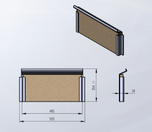 Baffle Severn 12kw (Eco ) Ext Air Multi Fuel