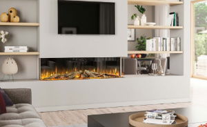Electric Aurora 1500 Fire with Exclusive Log set