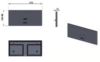 BR134 Brick Druid 16 Metal Back with air holes