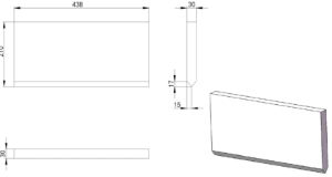 Baffle Lower Ascot 8Kw Vermiculite ( Eco )