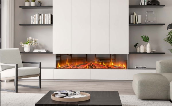 Electric Aurora 1800 Fire with Exclusive Log Set