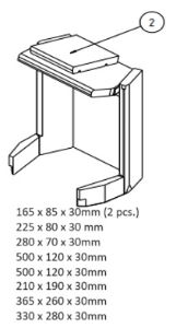 Elite G3 - Vermiculite Brick Set and Baffle