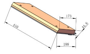 Baffle Lincoln/Elcombe 5kw (Eco) Lower Vermiculite&Steel