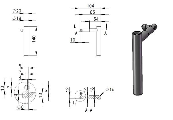 Handle Dunloe 5Kw (Eco)