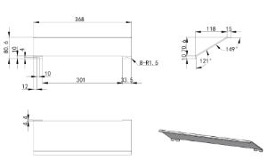 Baffle Upper Ascot 5kw ( Eco )