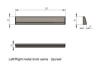 Brick Hazelwood/Dalewood 6.5kw DS Metal Brick (Eco)