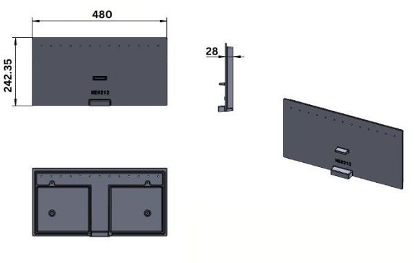 BR112 Brick Druid 12 Metal Back with air holes