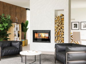 Portimao 900  9Kw Wood burning Double Side (Eco)