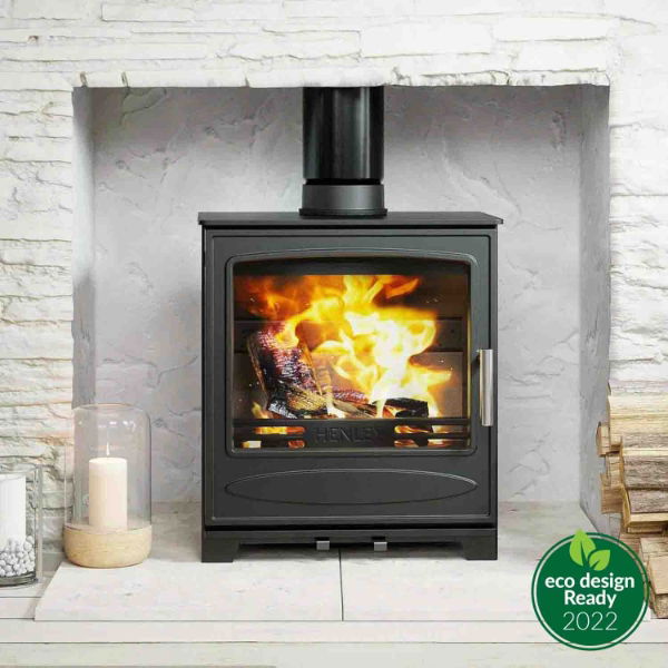 Ascot 8kw Matt Black Multi Fuel  ( Eco ) 