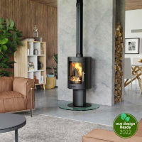 Geneva Cylinder 5Kw Wood Burning Pedestal stove