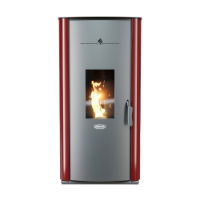 ELM 20Kw Pellet Stove Boiler Red