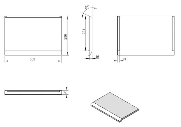 Baffle Cambridge 5 Eco BF130