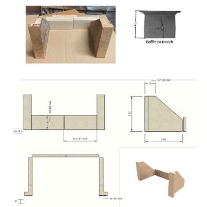 BR093 Brick Skellig Dry B Full Set ( 18 months with wing )(Baffle to match BF067)