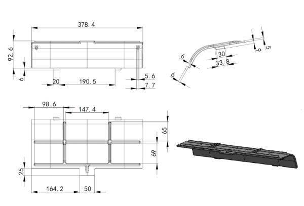 Baffle Lower Thames/Clearwood 5Kw ( Eco)