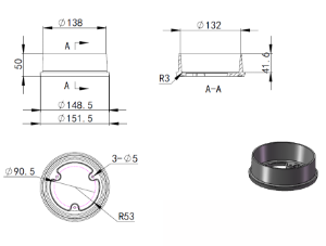 Collar Flue Dunloe 5Kw (Eco)