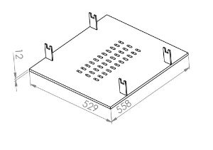 GR089 - Faro 700 DS 21kW - Grate (Full Set)