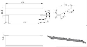 Baffle Upper Ascot 8kw( Eco)