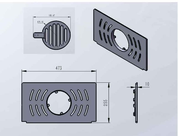 Grate Severn 12kw (Eco ) Ext Air Multi Fuel