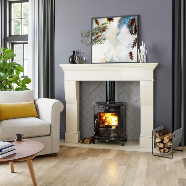 Aran 5kw (Eco) Enamel Black Multi Fuel