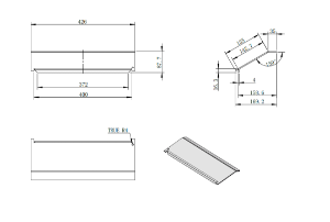 Baffle Elcombe  5kw (Eco) Steel