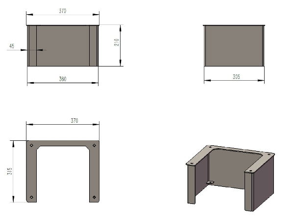 Sherwood / Hampshire 5kW Log box (Only)