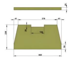 GR123 - Hazelwood  / Dalewood 5 / Avon / Elmwood 5 - Grate (Vermiculite)