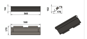 BF120 Baffle Athens / Orion  700 (Outside) Big