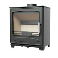 Ascot 8kw Matt Black Multi Fuel  ( Eco ) 