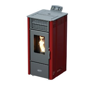 ELM 8kw Red Pellet Stove (Eco)