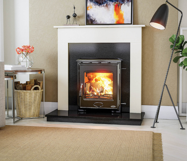 Arklow 4.6kW Insert Enamel Black (Eco)