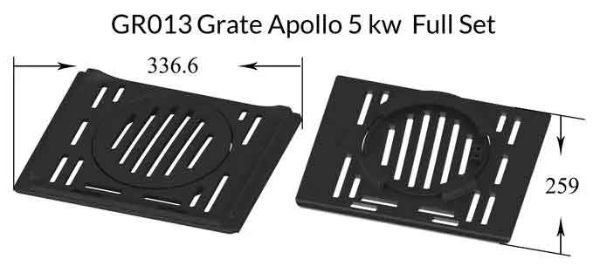 Grate Apollo 5kw Full Set