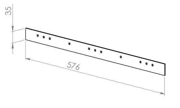 Brick Lisbon 700 Metal Back Retainer with Air Holes