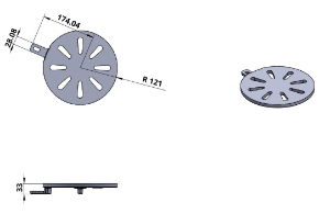 GR080 - Druid 30 - Grate (Centre Circle)