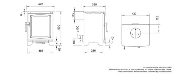 Leaf 5KW  Wood Burning (Eco)