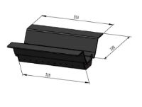 Baffle Hazelwood/Dalewood 6.5 kw Double Side