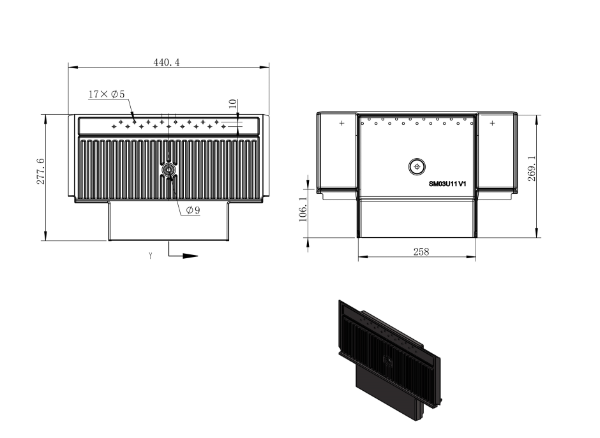 Brick Bracken Metal back with air holes (2 Parts)